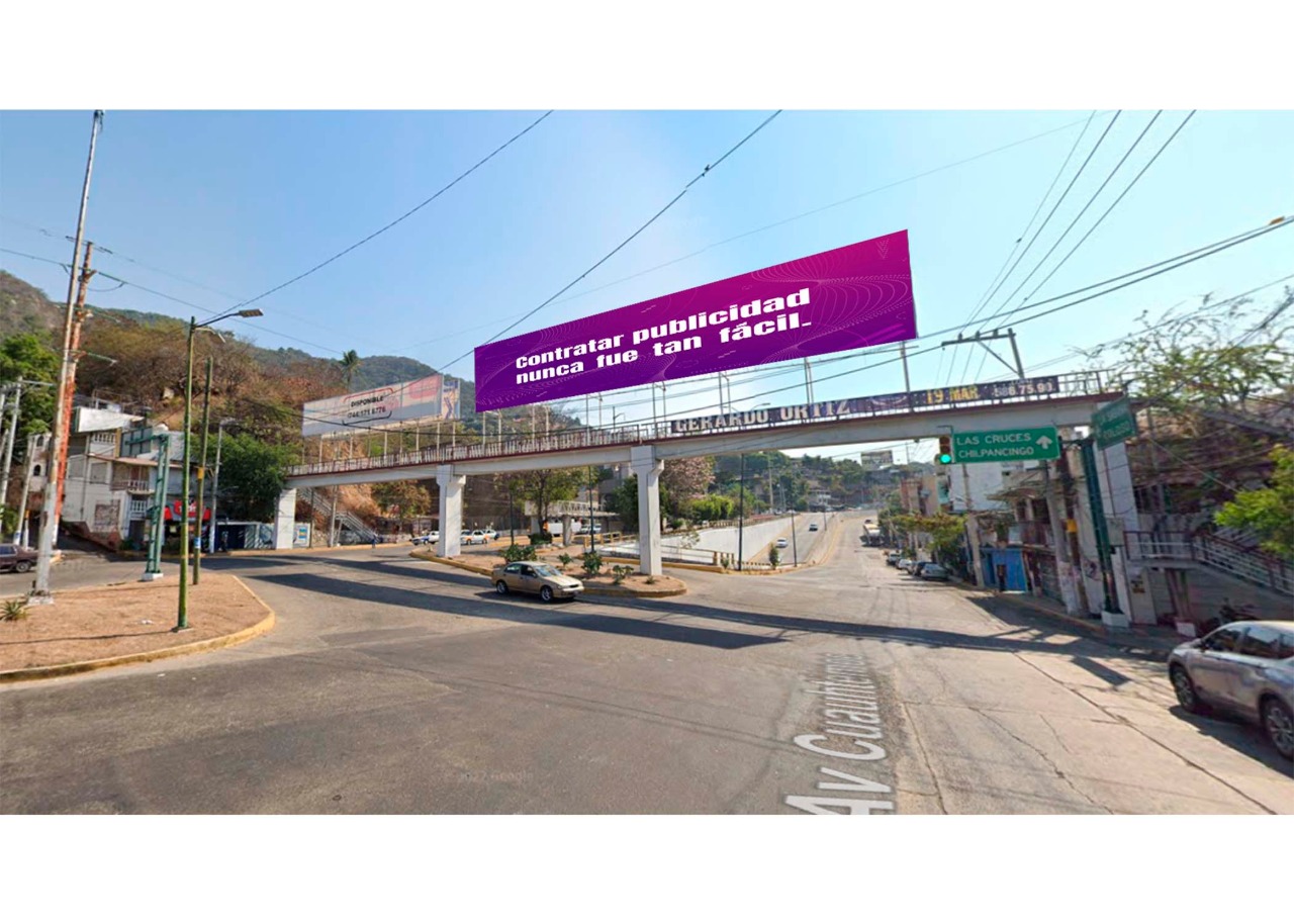 Puente publicitario, La Garita, Acapulco De Juárez