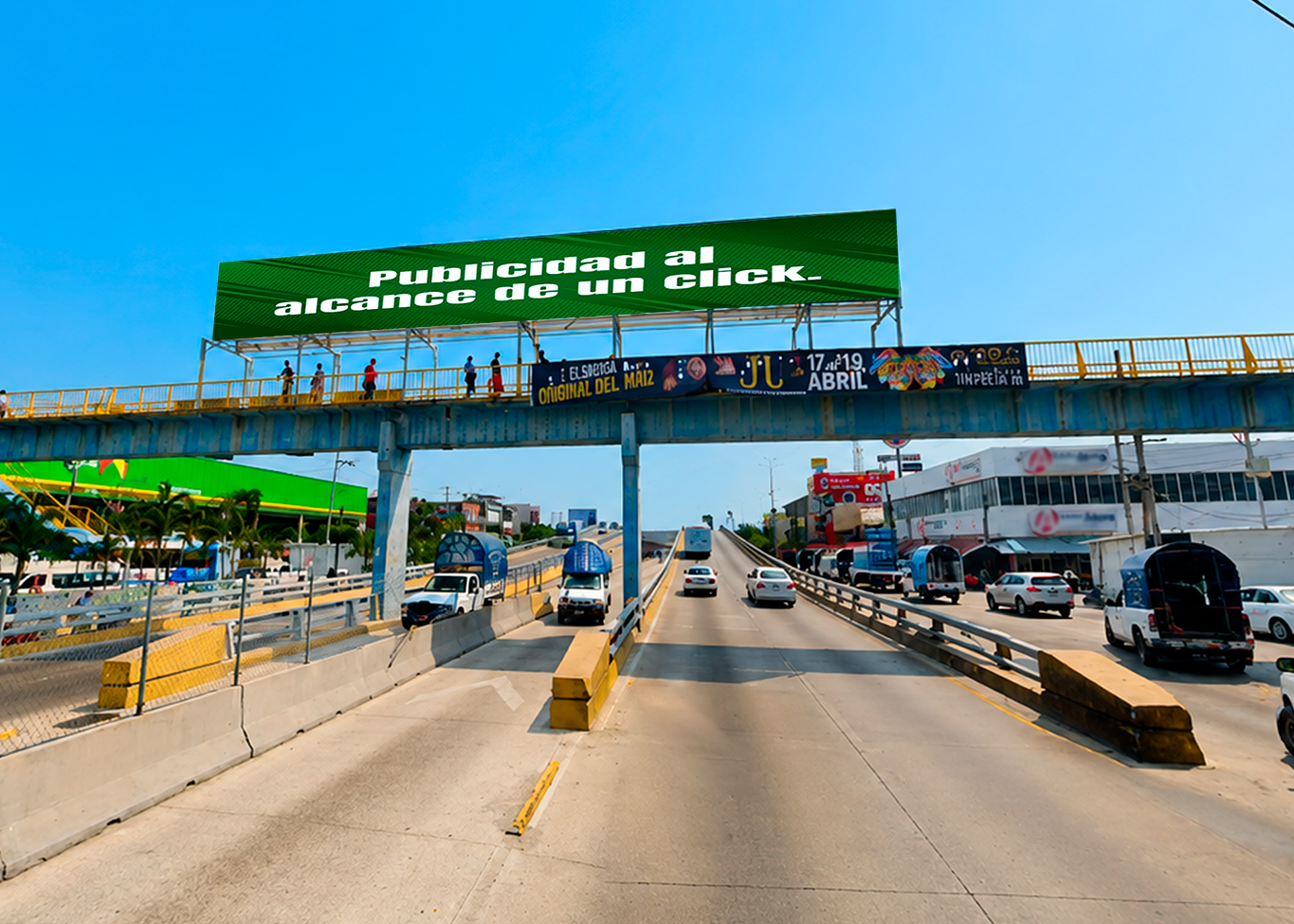 Puente publicitario, Cd Renacimiento, Acapulco De Juárez