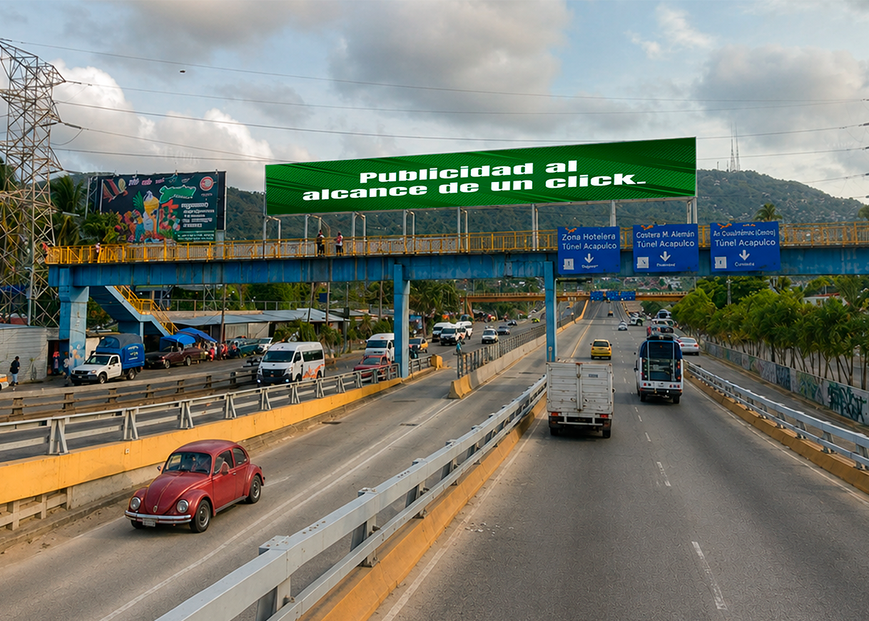 Puente publicitario, Emiliano Zapata, Acapulco De Juárez