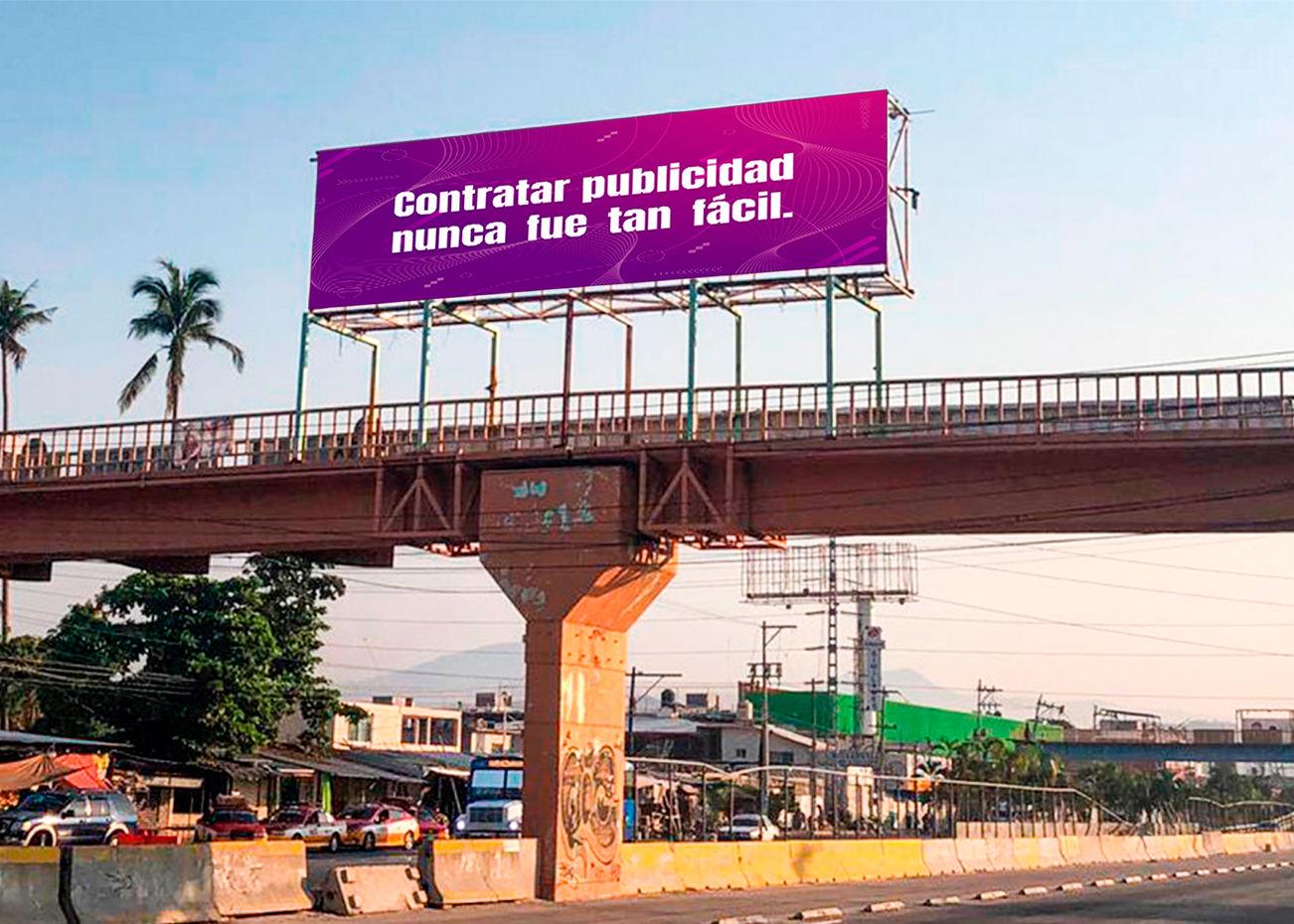 Puente publicitario, Las Cruces, Acapulco De Juárez