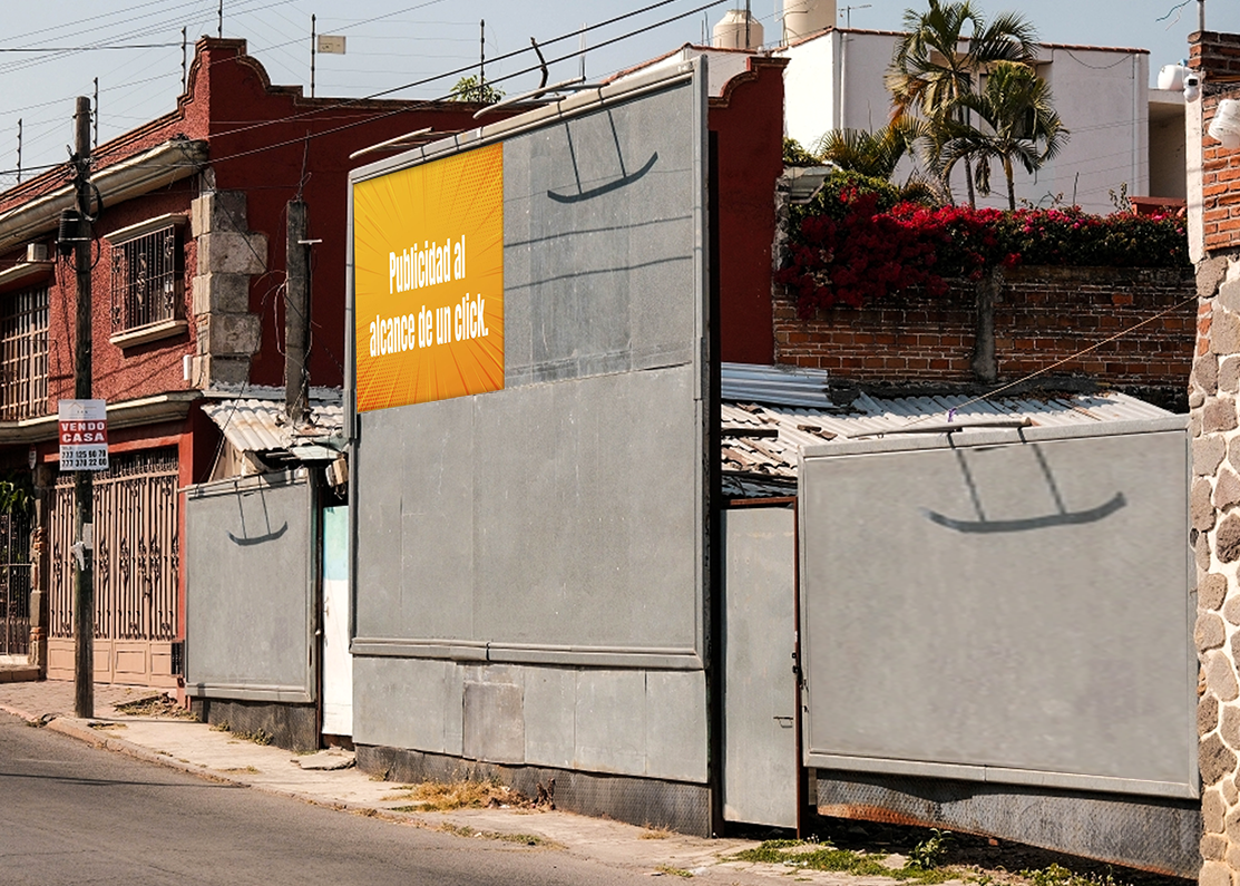 Valla publicitaria, La Pradera, Cuernavaca