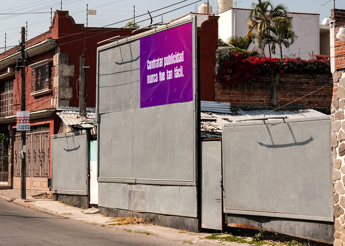 Valla publicitaria, La Pradera, Cuernavaca