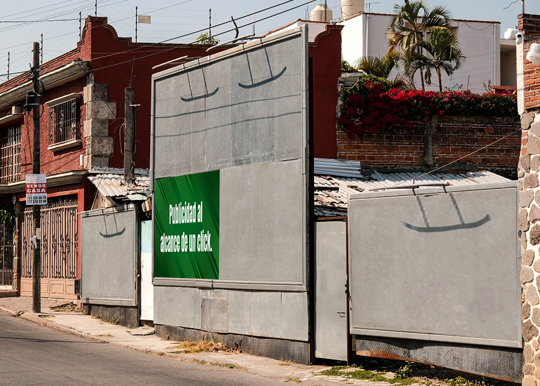 Valla publicitaria, La Pradera, Cuernavaca