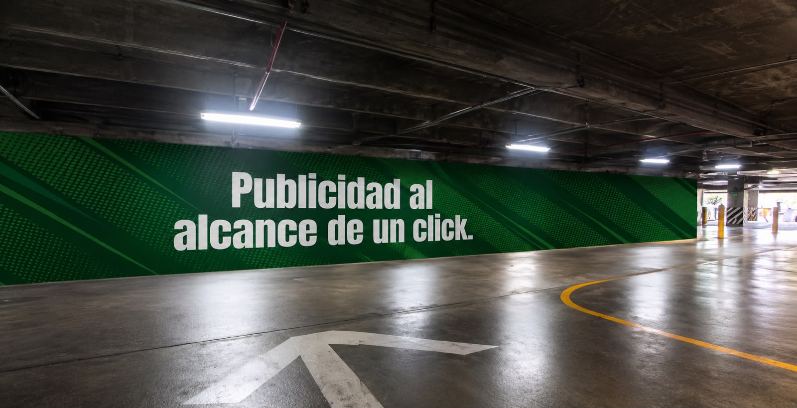 Muro Publicitario en Estacionamiento, AVERANDA